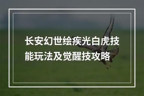 长安幻世绘疾光白虎技能玩法及觉醒技攻略