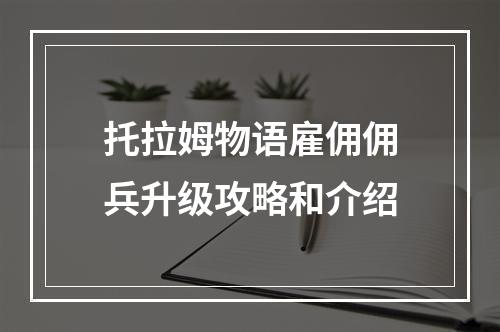 托拉姆物语雇佣佣兵升级攻略和介绍