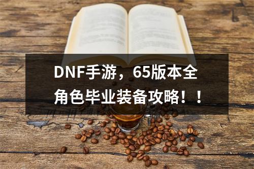 DNF手游，65版本全角色毕业装备攻略！！