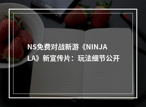 NS免费对战新游《NINJALA》新宣传片：玩法细节公开