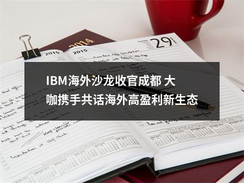 IBM海外沙龙收官成都 大咖携手共话海外高盈利新生态