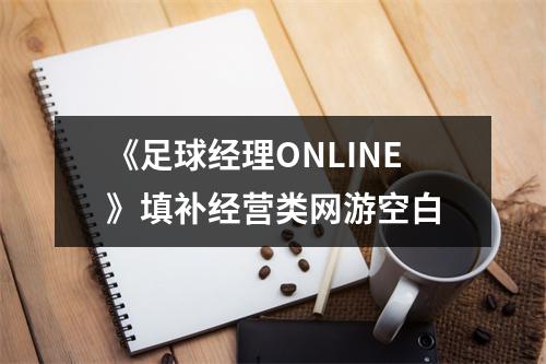 《足球经理ONLINE》填补经营类网游空白