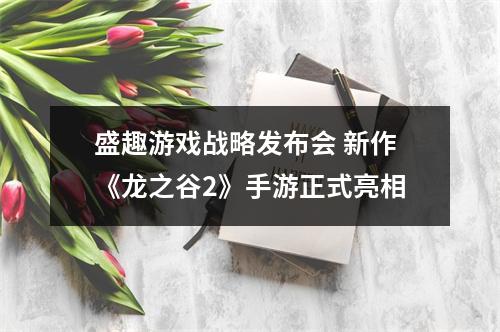 盛趣游戏战略发布会 新作《龙之谷2》手游正式亮相