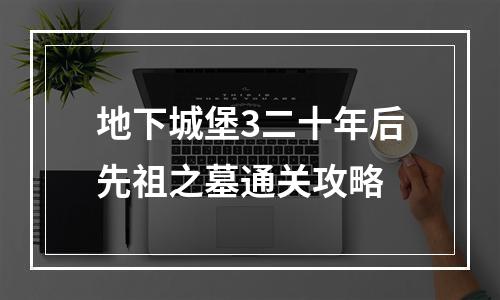 地下城堡3二十年后先祖之墓通关攻略