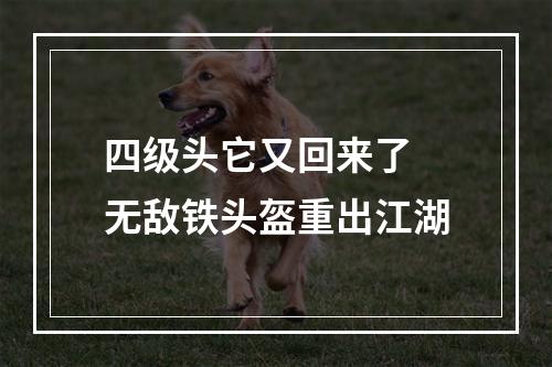 四级头它又回来了 无敌铁头盔重出江湖