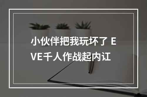 小伙伴把我玩坏了 EVE千人作战起内讧