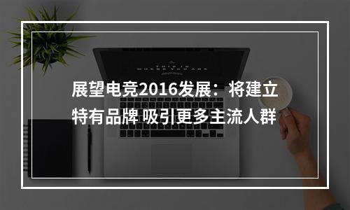 展望电竞2016发展：将建立特有品牌 吸引更多主流人群