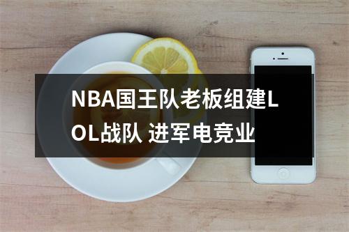 NBA国王队老板组建LOL战队 进军电竞业