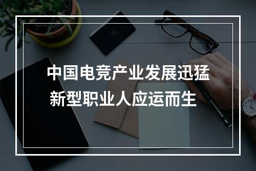 中国电竞产业发展迅猛 新型职业人应运而生