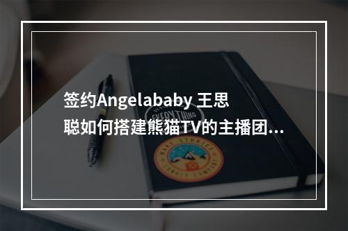 签约Angelababy 王思聪如何搭建熊猫TV的主播团？