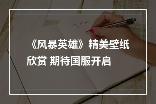 《风暴英雄》精美壁纸欣赏 期待国服开启