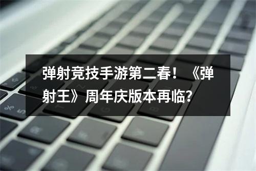 弹射竞技手游第二春！《弹射王》周年庆版本再临？