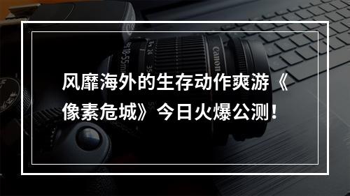 风靡海外的生存动作爽游《像素危城》今日火爆公测！