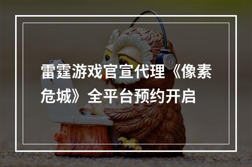 雷霆游戏官宣代理《像素危城》全平台预约开启