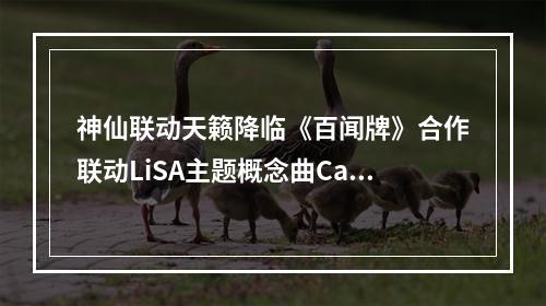 神仙联动天籁降临《百闻牌》合作联动LiSA主题概念曲Cancellation