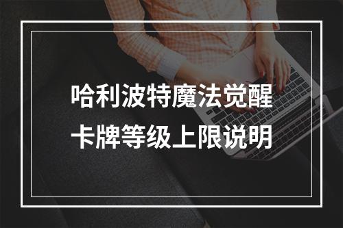 哈利波特魔法觉醒卡牌等级上限说明