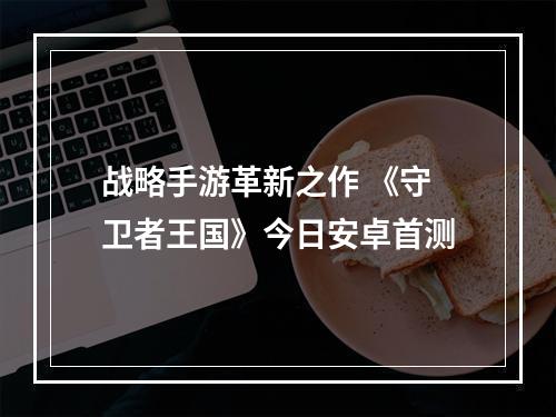 战略手游革新之作 《守卫者王国》今日安卓首测