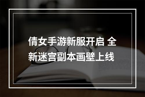 倩女手游新服开启 全新迷宫副本画壁上线