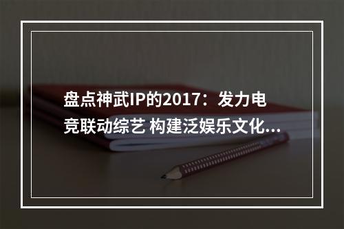 盘点神武IP的2017：发力电竞联动综艺 构建泛娱乐文化生态圈