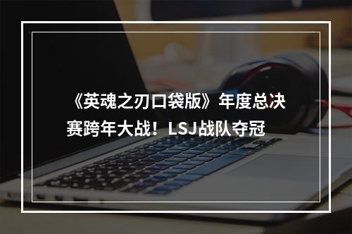 《英魂之刃口袋版》年度总决赛跨年大战！LSJ战队夺冠