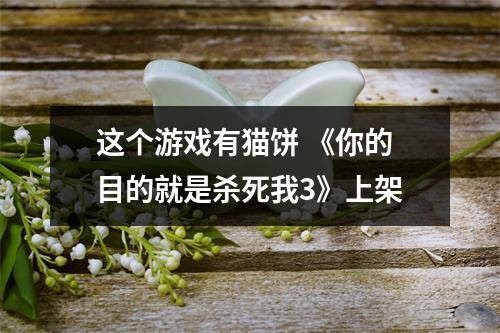 这个游戏有猫饼 《你的目的就是杀死我3》上架