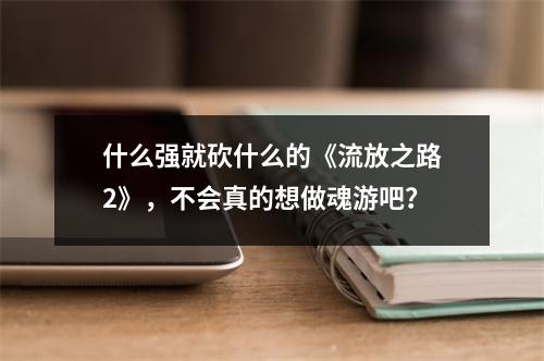 什么强就砍什么的《流放之路2》，不会真的想做魂游吧？