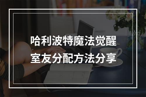 哈利波特魔法觉醒室友分配方法分享