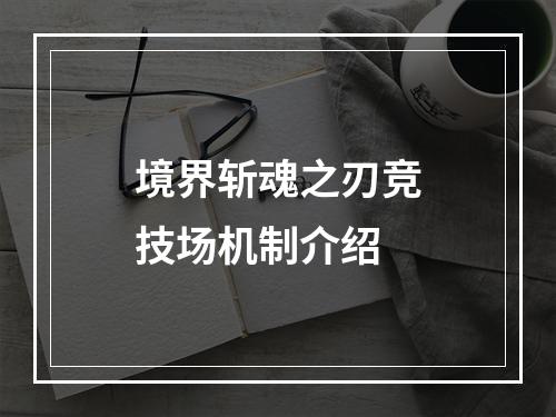 境界斩魂之刃竞技场机制介绍