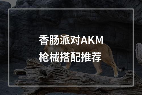 香肠派对AKM枪械搭配推荐