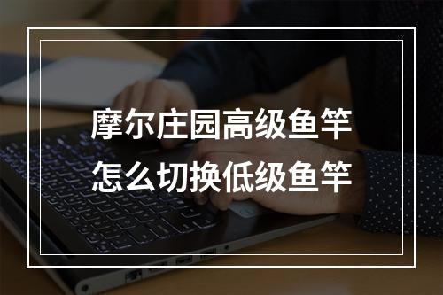 摩尔庄园高级鱼竿怎么切换低级鱼竿