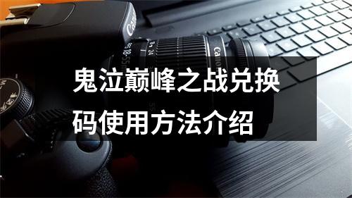 鬼泣巅峰之战兑换码使用方法介绍