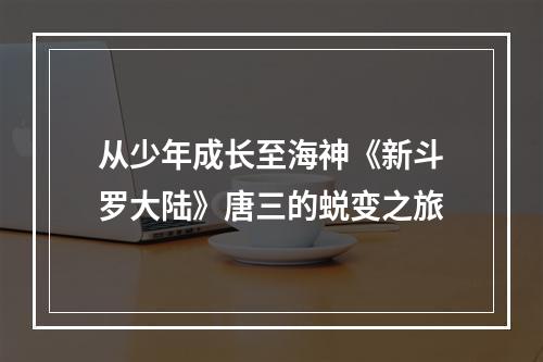 从少年成长至海神《新斗罗大陆》唐三的蜕变之旅