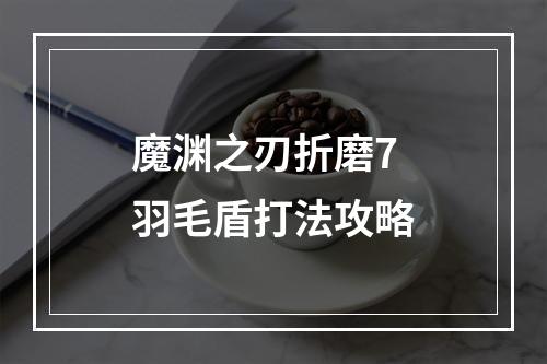 魔渊之刃折磨7羽毛盾打法攻略