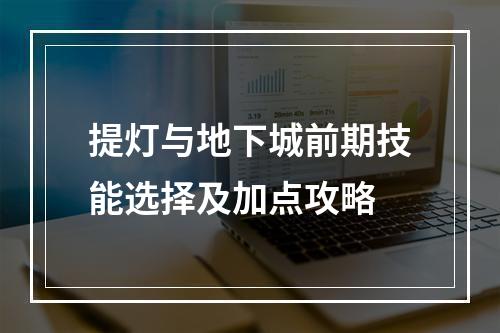 提灯与地下城前期技能选择及加点攻略