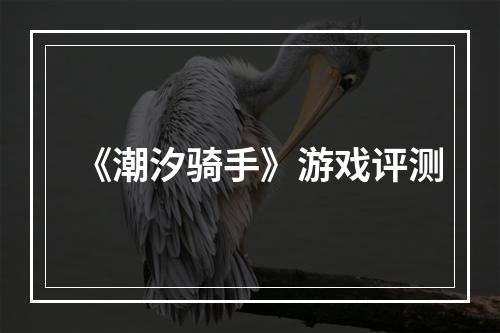 《潮汐骑手》游戏评测