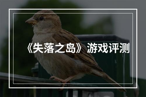 《失落之岛》游戏评测