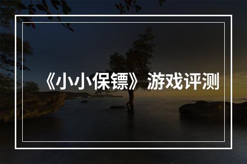 《小小保镖》游戏评测