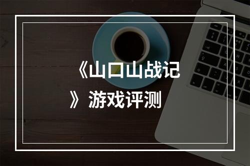 《山口山战记》游戏评测