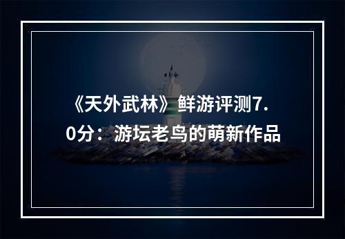 《天外武林》鲜游评测7.0分：游坛老鸟的萌新作品