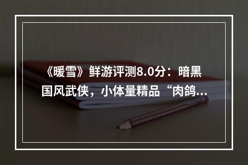 《暖雪》鲜游评测8.0分：暗黑国风武侠，小体量精品“肉鸽”