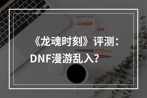 《龙魂时刻》评测：DNF漫游乱入？