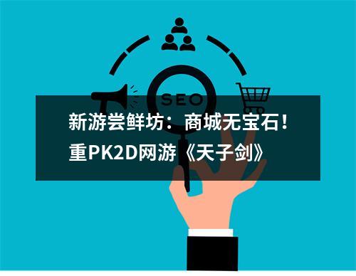 新游尝鲜坊：商城无宝石！重PK2D网游《天子剑》