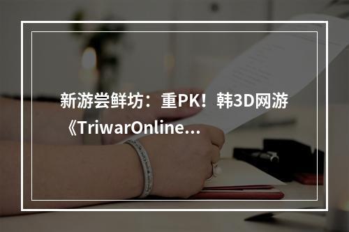 新游尝鲜坊：重PK！韩3D网游《TriwarOnline》