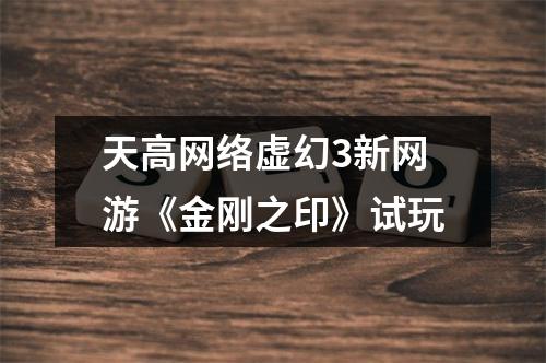 天高网络虚幻3新网游《金刚之印》试玩