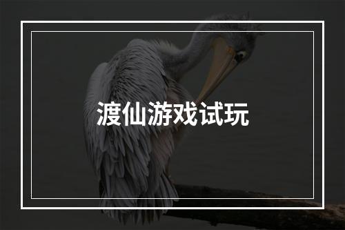 渡仙游戏试玩