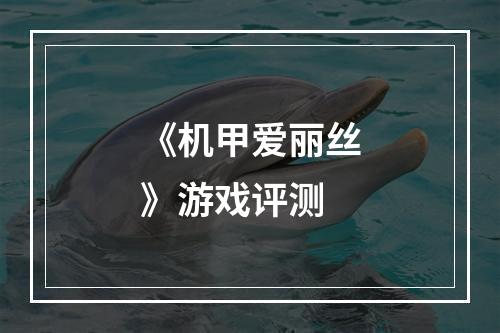 《机甲爱丽丝》游戏评测