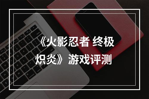 《火影忍者 终极炽炎》游戏评测