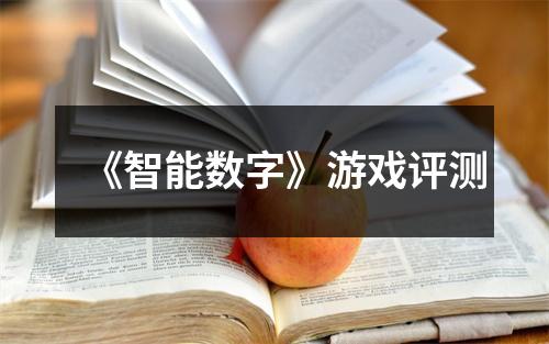 《智能数字》游戏评测