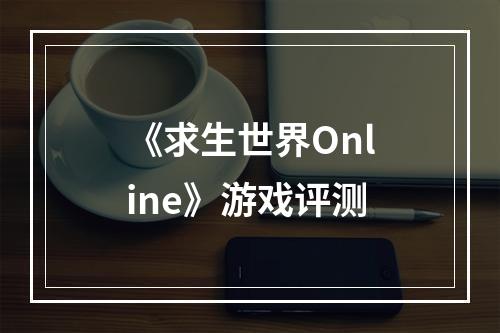 《求生世界Online》游戏评测