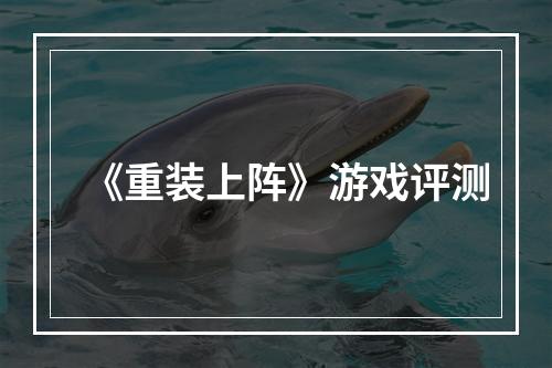 《重装上阵》游戏评测